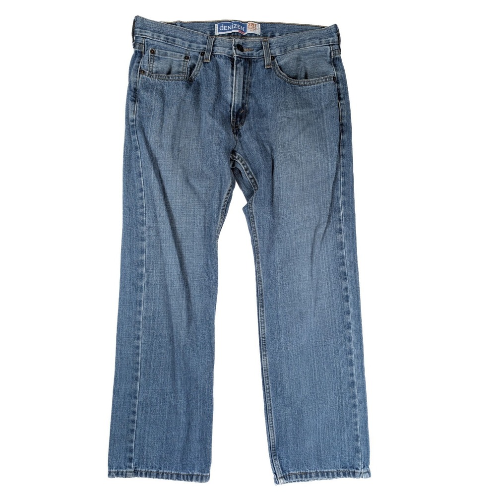 Denizen Levi's 281 Regular Fit Blue Denim Straight Leg Jeans Mens 34x28